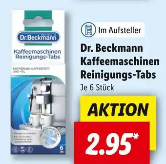 Lidl Dr. beckmann kaffeemaschinen reinigungs-tabs Angebot