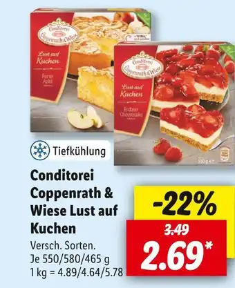 Lidl Conditorei coppenrath & wiese lust auf kuchen Angebot