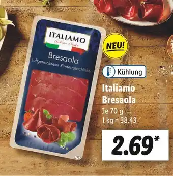 Lidl Italiamo bresaola Angebot