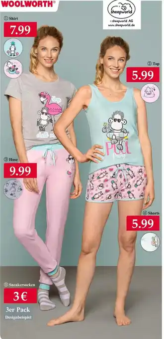 Woolworth Damen nachtwäsche Angebot