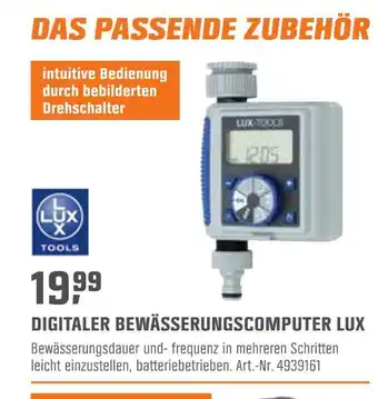 OBI Lux digitaler bewässerungscomputer lux Angebot