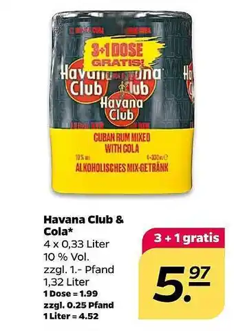 NETTO Havana Club & Cola Angebot