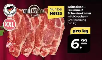 NETTO Schweinekamm Mit Knochen Angebot