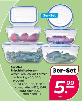 Netto 3er Set Frischhaltedosen Angebot