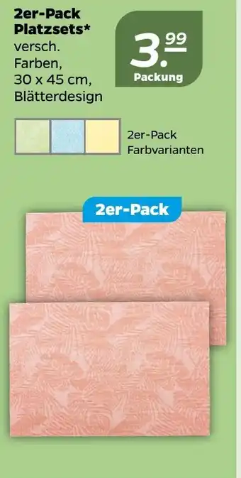 NETTO 2er-Pack Platzsets Angebot