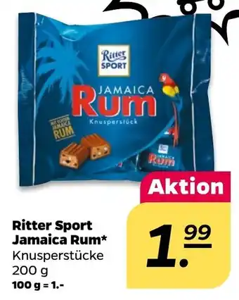 NETTO Ritter Sport Jamaica Rum 200 g Angebot