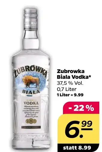 NETTO Zubrowka Biala Vodka 700 ml Angebot