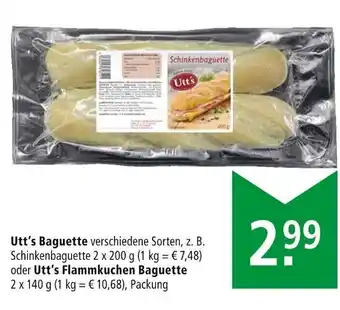 Marktkauf Utt's Baguette oder Utt's Flammkuchen Baguette Angebot