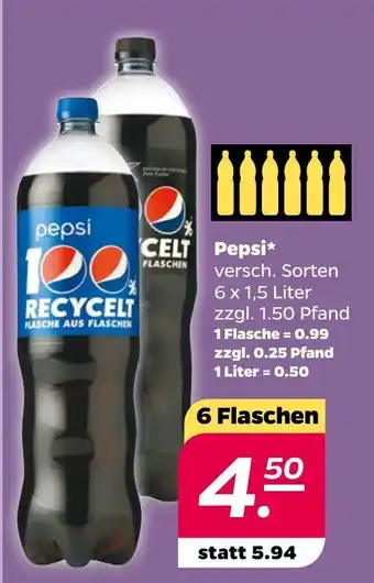 NETTO Pepsi 6*1,5L Angebot