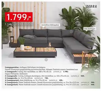 XXXLutz Zebra Loungegarnitur Angebot