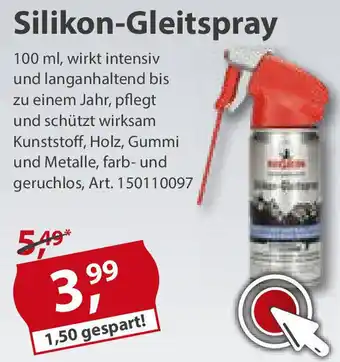 Sonderpreis Baumarkt Silikon Gleitspray 100 ml Angebot