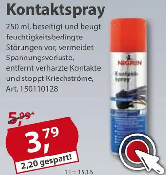 Sonderpreis Baumarkt Kontaktspray 250 ml Angebot