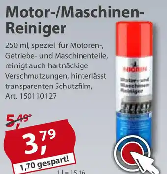 Sonderpreis Baumarkt Motor/Maschinen Reiniger 250 ml Angebot