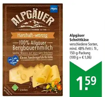 Marktkauf Alpgäuer Schnittkäse 150 g Angebot