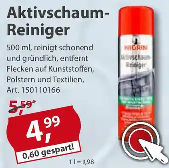 Sonderpreis Baumarkt Aktivschaum Reiniger 500 ml Angebot