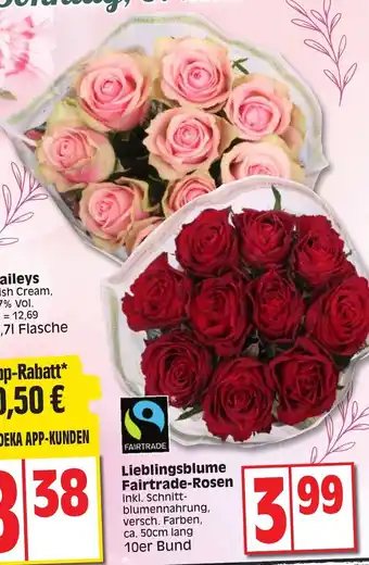 Edeka Lieblingsblume Fairtrade-Rosen 10er Bund Angebot