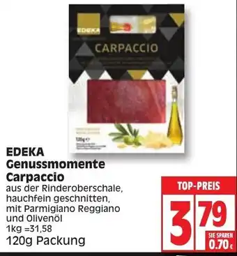 Edeka EDEKA Genussmomente Carpaccio 120 g Angebot