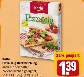 REWE Kathi pizza teig backmischung Angebot