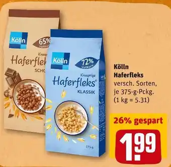 REWE Kölln haferfleks Angebot