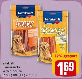 REWE Vitakraft hundesnacks Angebot