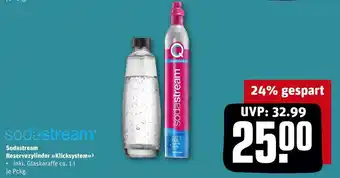 REWE Sodastream reservezylinder klicksystem Angebot