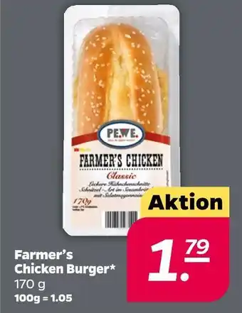 NETTO Farmer’s chicken burger Angebot