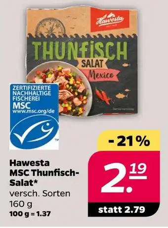 NETTO Hawesta msc thunfisch-salat Angebot