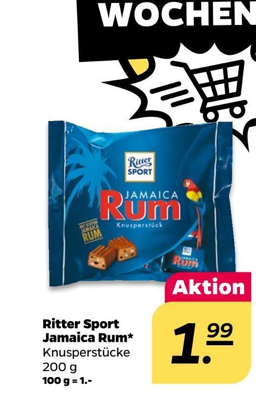 Ritter sport jamaica rum Angebot bei NETTO