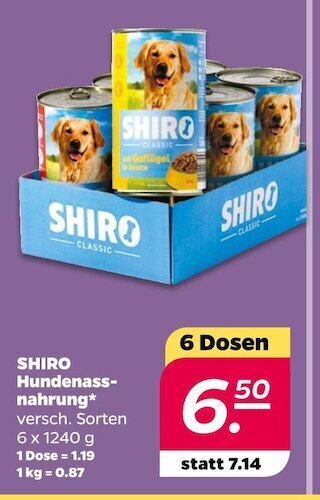 NETTO Shiro hundenassnahrung Angebot