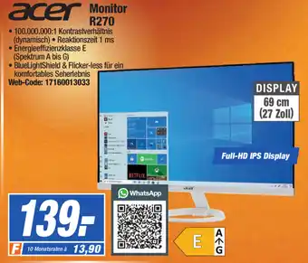 Expert acer Monitor R270 Angebot