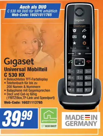 Expert Gigaset Universal Mobilteil C 530 HX Angebot