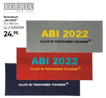 Galeria Egeria Strandtuch Abi 2022 Angebot