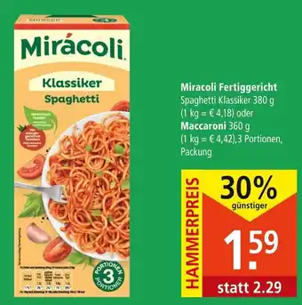 Marktkauf Miracoli Fertiggericht 380 g oder Maccaroni 360 g Angebot