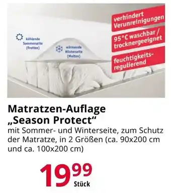 Hammer Matratzen Auflage ,,Season Protect" Angebot