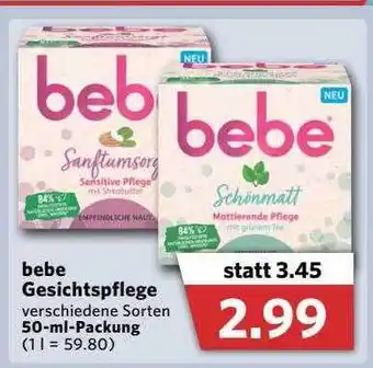 Combi Bebe Gesichtspflege Angebot