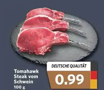 Combi Tomahawk Steak Vom Schwein Angebot