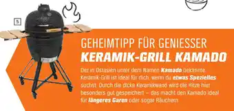 OBI Keramik Holzkohlegrill Jamestown ,,Marwin M" Angebot