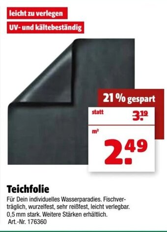 Hagebau Teichfolie Angebot