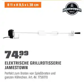 OBI Elektrische Grillrotisserie Jamestown Angebot