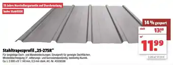 Hagebau Stahltrapezprofil 25-275R Angebot