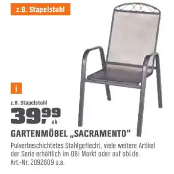 OBI Gartenmöbel ,,Sacramento" Angebot