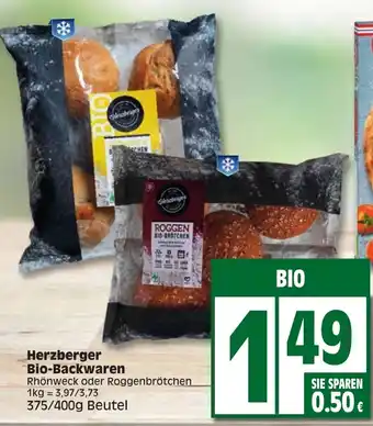 Edeka Herzberger Bio-Backwagen 375/400g Angebot