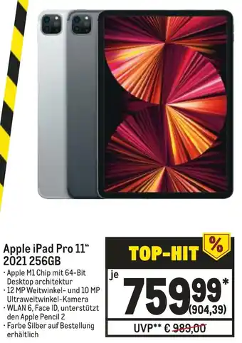 METRO Apple iPad Pro 11" 2021 256GB Angebot