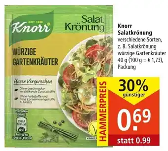 Marktkauf Knorr Salatkrönung 40 g Angebot