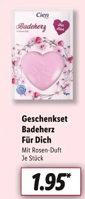 Lidl Cien geschenkset badeherz für dich Angebot