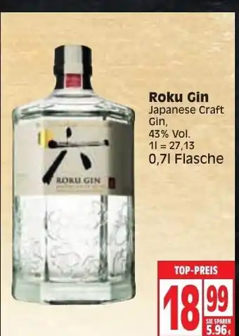 Edeka Roku Gin 700ml Angebot