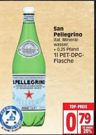 Edeka San Pellegrino 1L Angebot