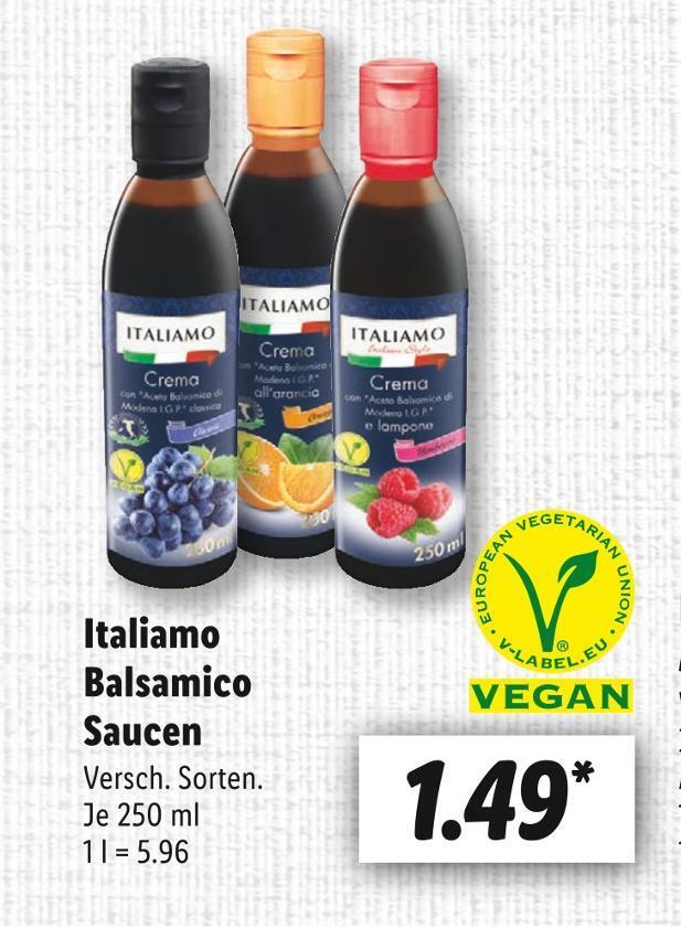 Balsamico saucen Angebot bei Lidl