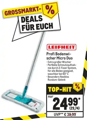 METRO Leifheit Profi Bodenwischer Micro Duo Angebot