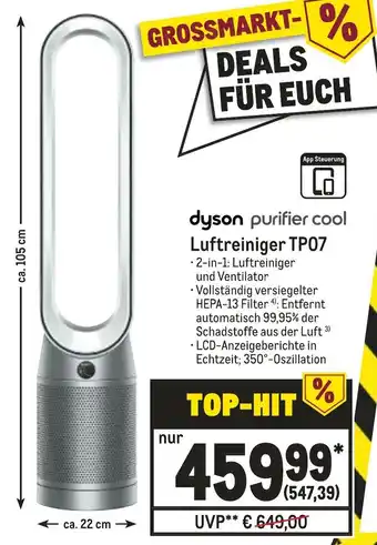 METRO Dyson Purifier Cool Luftreiniger TP07 Angebot